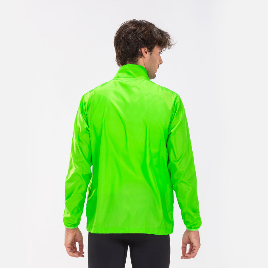 Cortavientos hombre Elite VII coral flúor