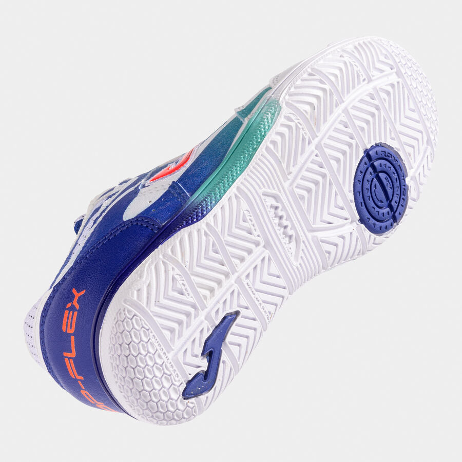 Zapatillas fútbol sala Top Flex Jr 25 indoor junior blanco royal