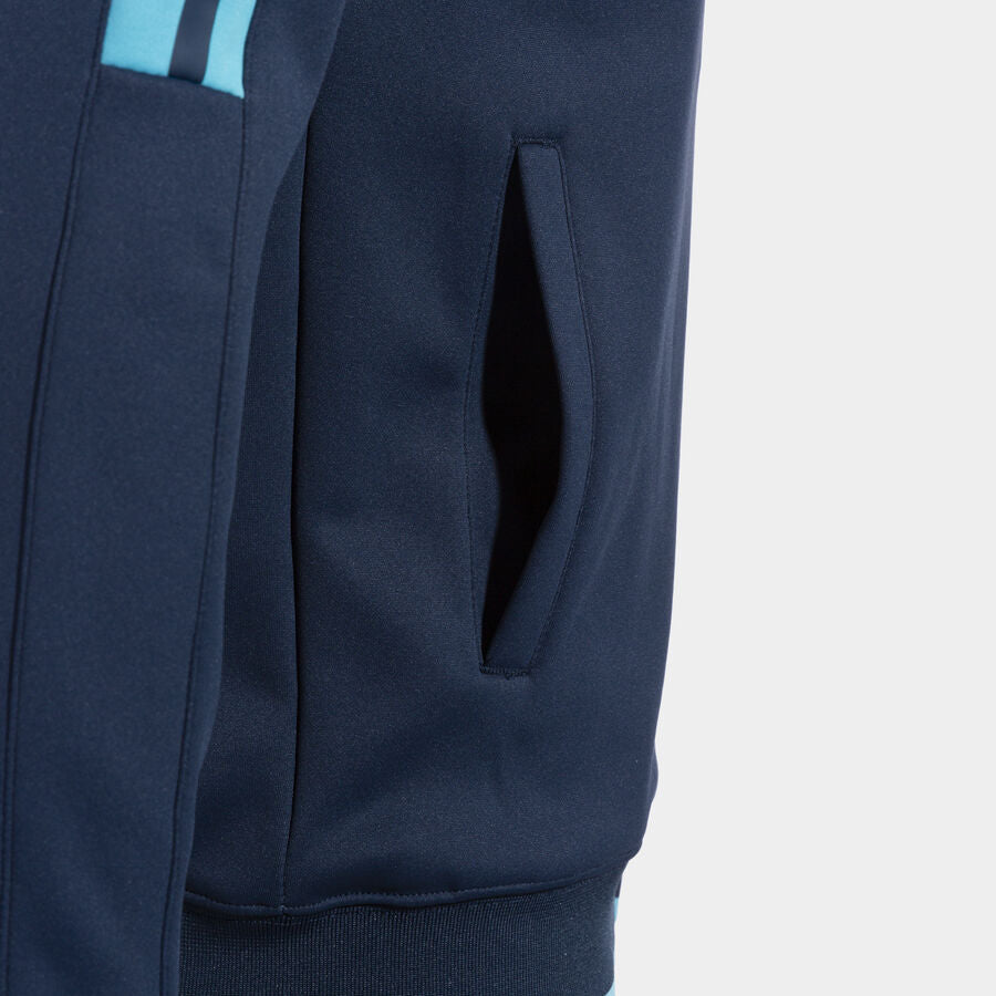 Chaqueta con capucha hombre Olimpiada gris melange negro
