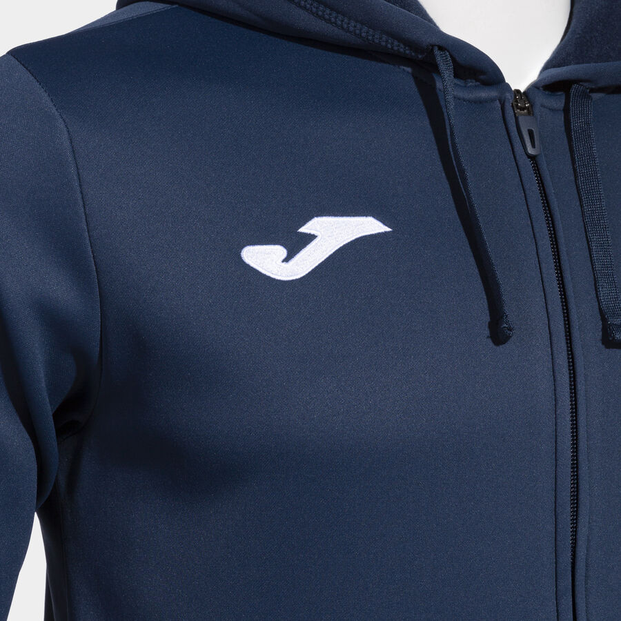 Chaqueta con capucha hombre Olimpiada gris melange negro