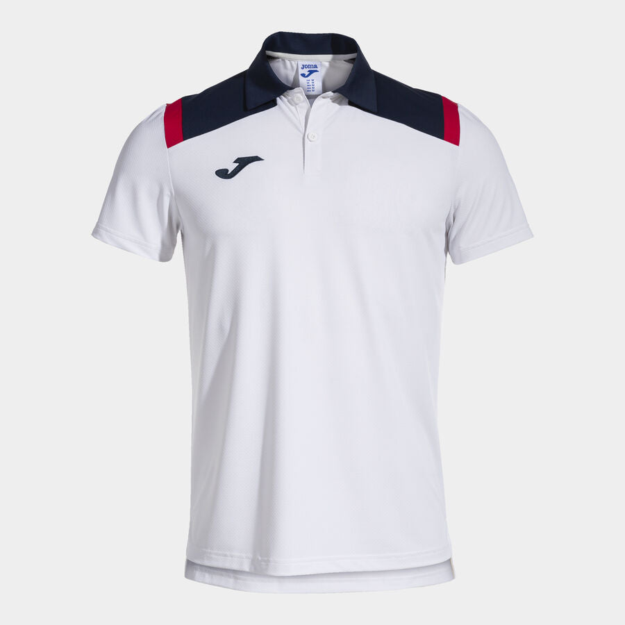 Polo manga corta hombre Toledo blanco marino