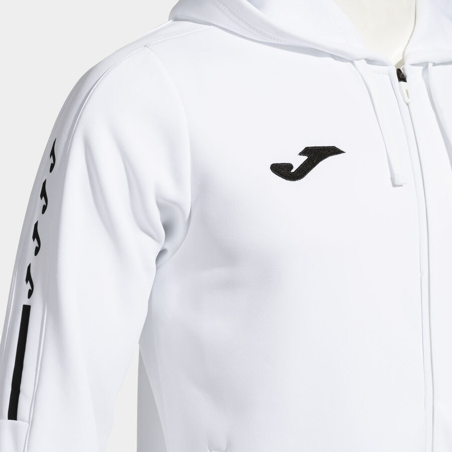Chaqueta con capucha hombre Olimpiada gris melange negro