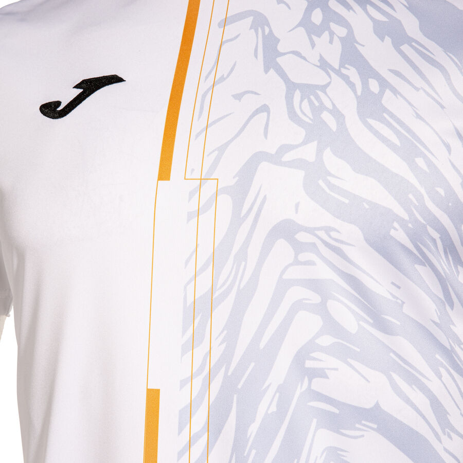 Camiseta manga corta hombre Pro team blanco celeste