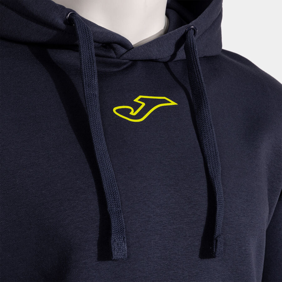 Sudadera con capucha hombre University gris melange