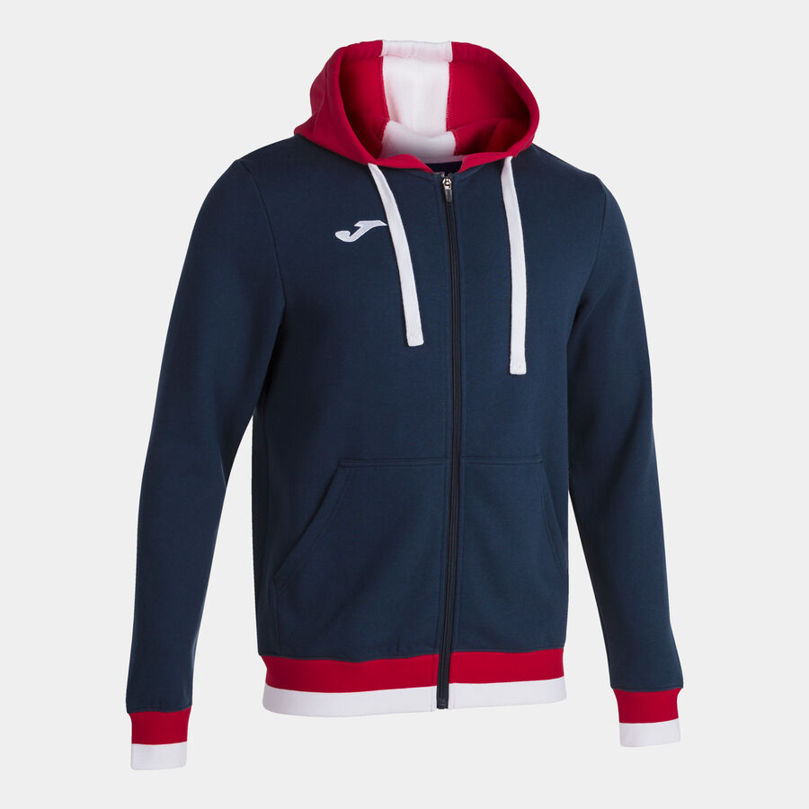 Chaqueta con capucha hombre Confort II marino rojo