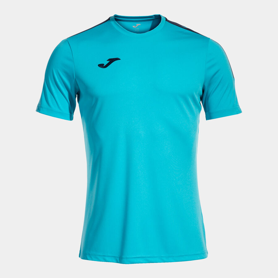 Camiseta manga corta hombre Olimpiada gris melange negro