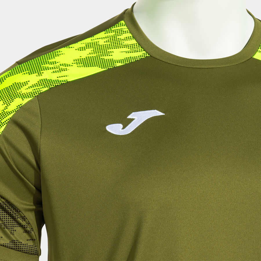 Camiseta manga corta hombre Championship VIII verde flúor