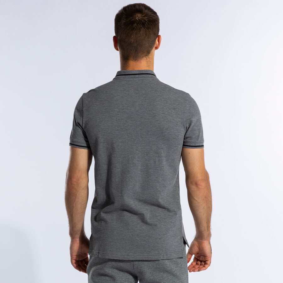 Polo manga corta hombre Confort II burdeos
