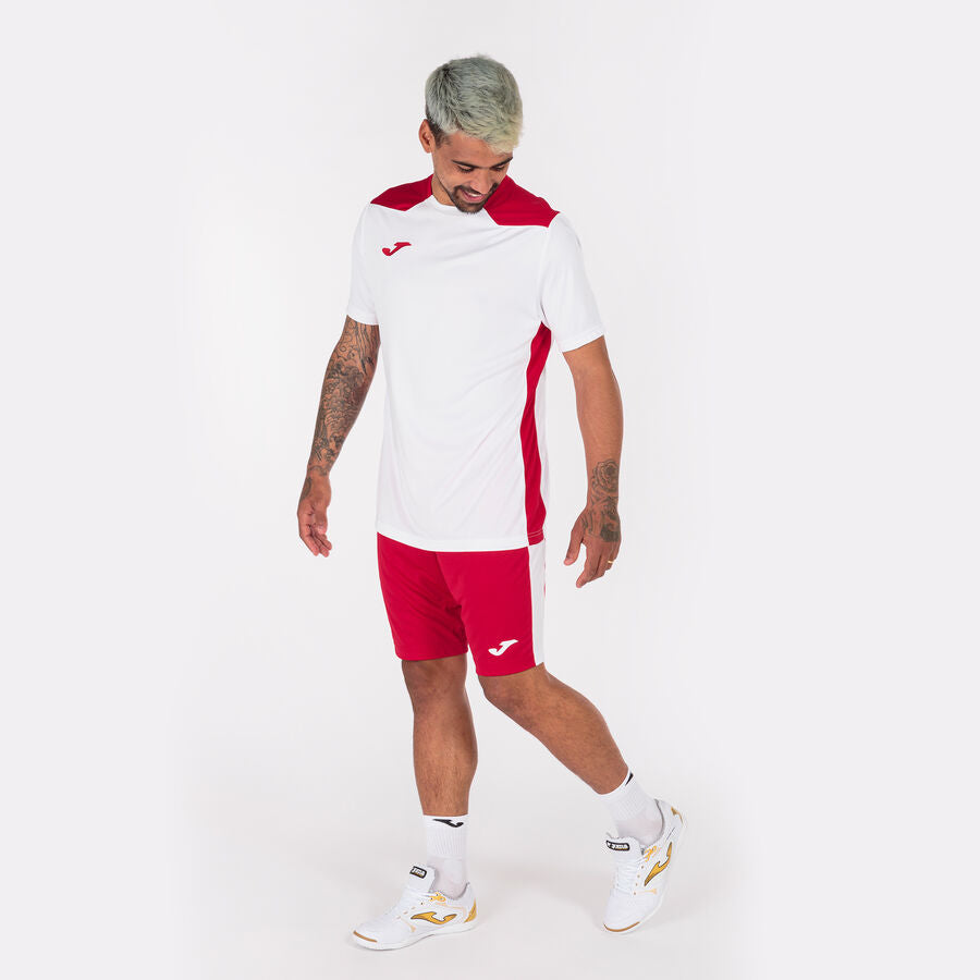 Camiseta manga corta hombre Championship VI blanco gris