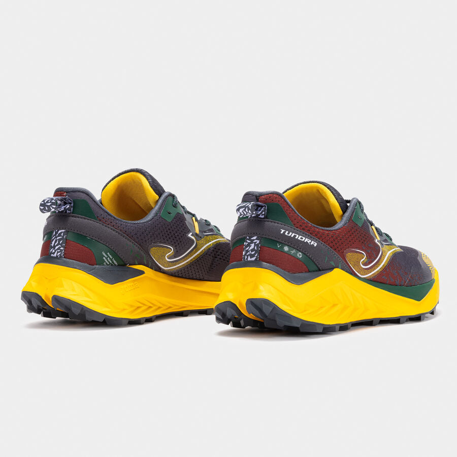 Zapatillas trail Tundra 25 hombre negro naranja