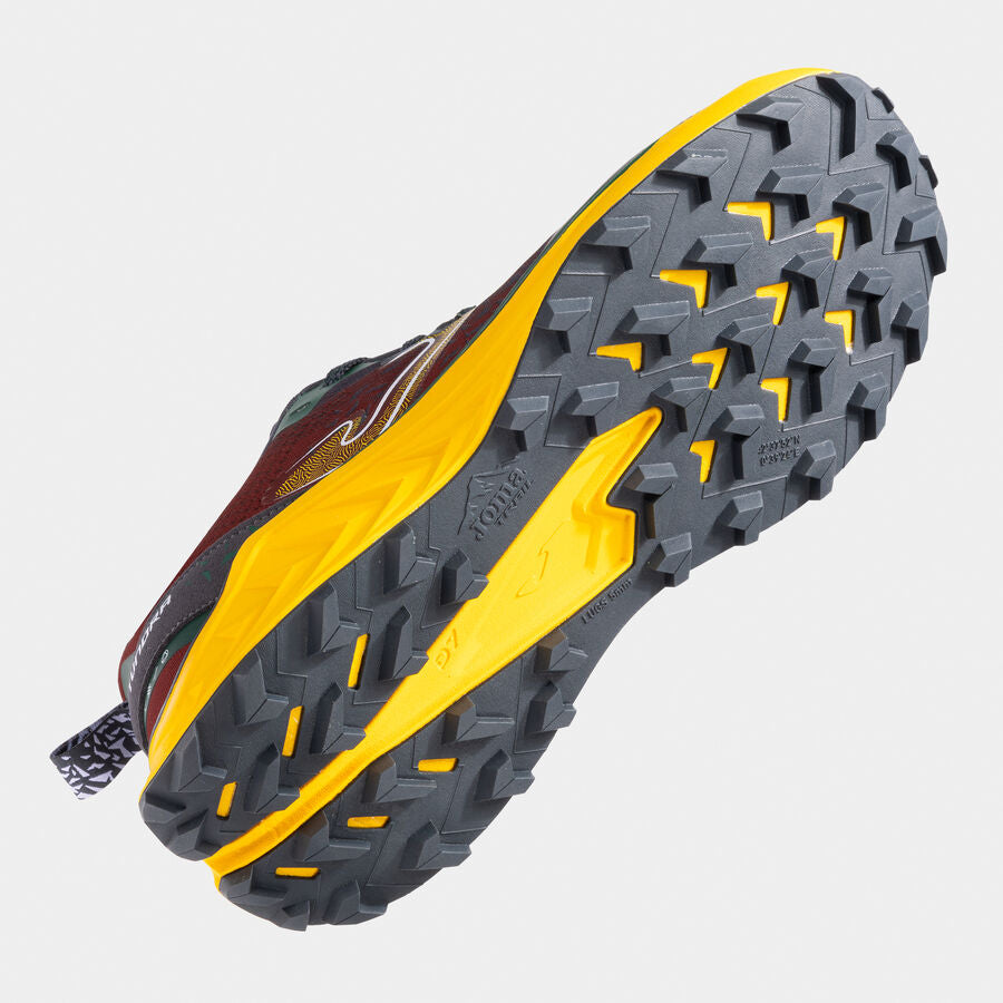 Zapatillas trail Tundra 25 hombre negro naranja